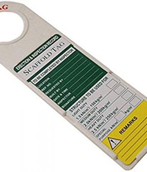 Scaffolding Tags, Inspection Tags