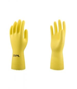 Natural Rubber Gloves With Flock Lined 